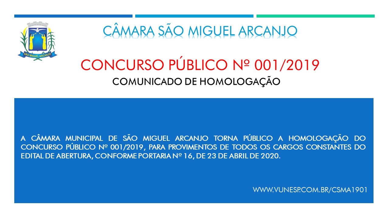 Concurso Público - Homologação